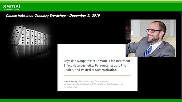 9 December 2019,  Causal Inference OW: Bayesian Nonparametric Models for Treatment Effect Hetero...