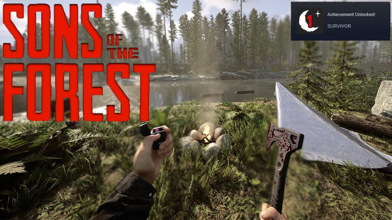 This Was My First Night On Sons Of The Forest! - YouTube