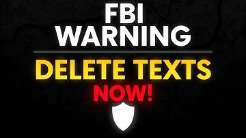 🚨 FBI WARNING! ⚠️ Delete These Texts NOW! iPhone & Android