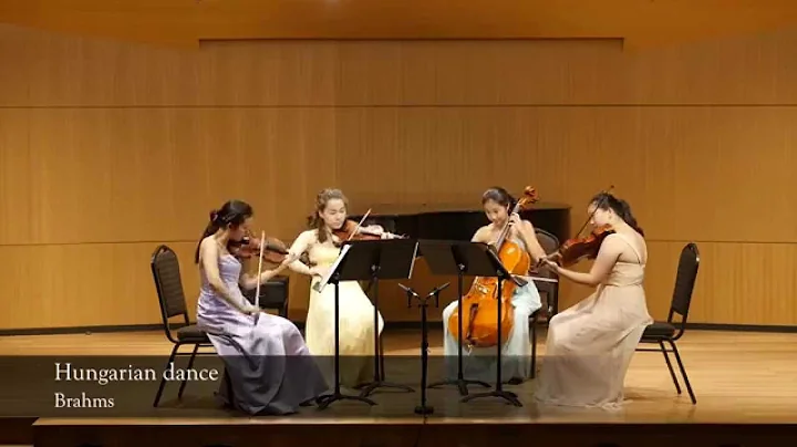 Johannes Brahms - Hungarian Dance by Ivy String Quartet