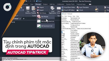 OneCAD | AutoCAD Tip & Trick | Thay đổi phím tắt mặc định trong AutoCAD