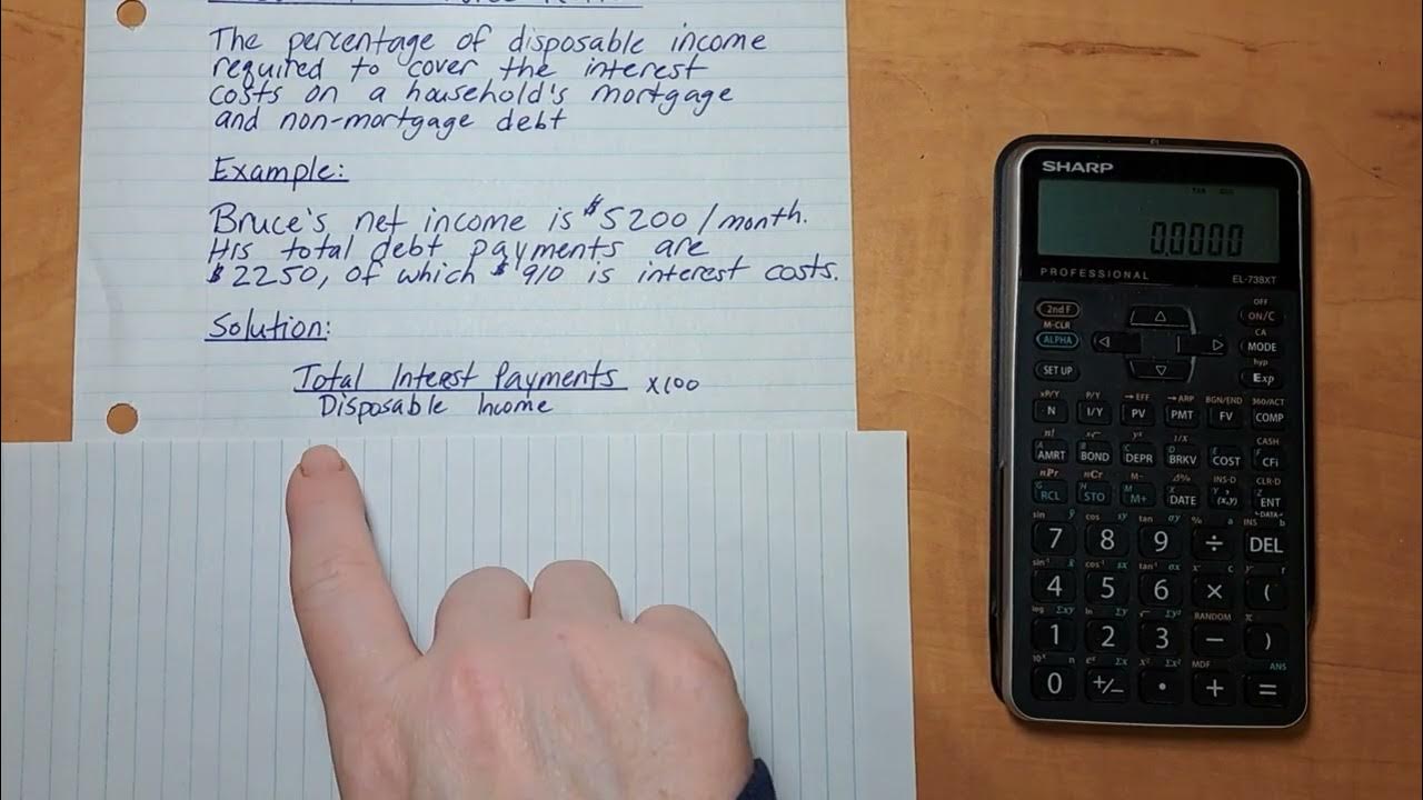 How to Calculate DebttoService Ratio YouTube