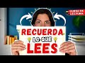 💪 5 TÉCNICAS para RECORDAR lo que LEES (100% Efectivas)