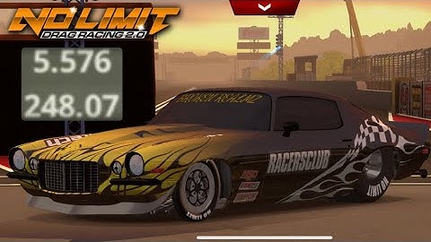 No Limit Drag Racing 2.0: 5.57 Split Bumper Camaro Tune! (‘73 Camaro)