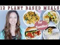 VEGAN / PLANT BASED 12 FAMILY MEALS | HEALTHY RECIPES | WHAT FAMILY OF 5 ATE FOR A WEEK | MEAL PLAN