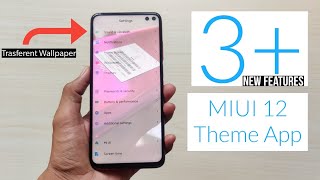 MIUI 12 Theme Apk  3+ Hidden Feature Leaked | Transferent Wallpapers screenshot 1