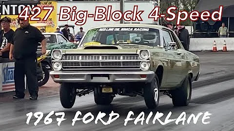Sleeper 1967 Fairlane 427 Big-Block, 4-Speed Goes 10s All-Motor!