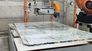 BACA SYSTEMS ROBO SAWJET Double-Table 6-Axis CNC Robotic SawJet Machine