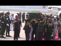 President zillur rahmans body arrives home after he died in hospital in singapore aged 84
