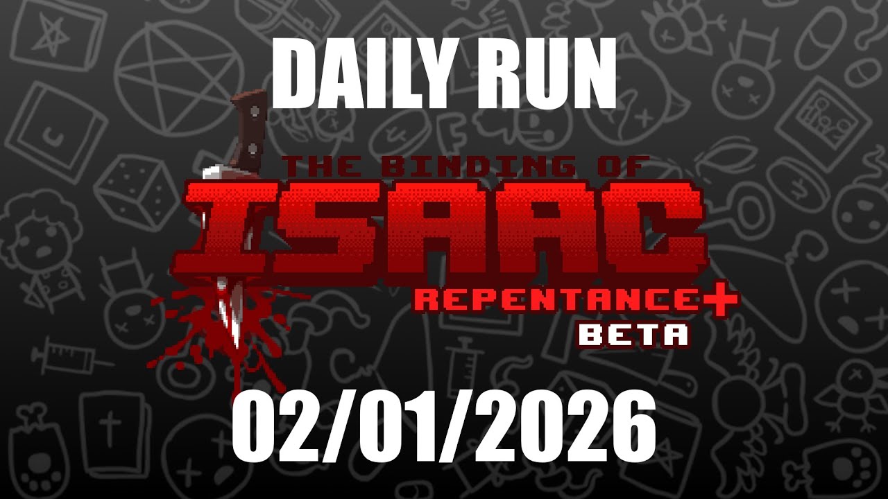The Binding of Isaac: Repentance+ Daily Run [02/01/2026]