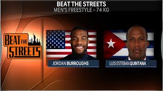 2015 Beat the Streets - Jordan Burroughs ( USA ) vs Luis Esteban Quintana ( Cuba ) - Freestyle 74KGS