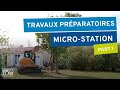 Travaux préparatoires - Installation microstation Innoclair