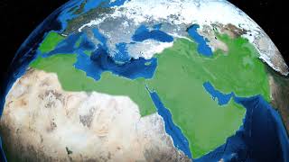 İslamiyetin Yayılışı 622-1258 3D Harita