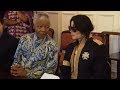 Michael jackson meets nelson mandela