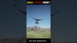 Eagle Catches Rabbit in RDR2 #shorts #rdr2