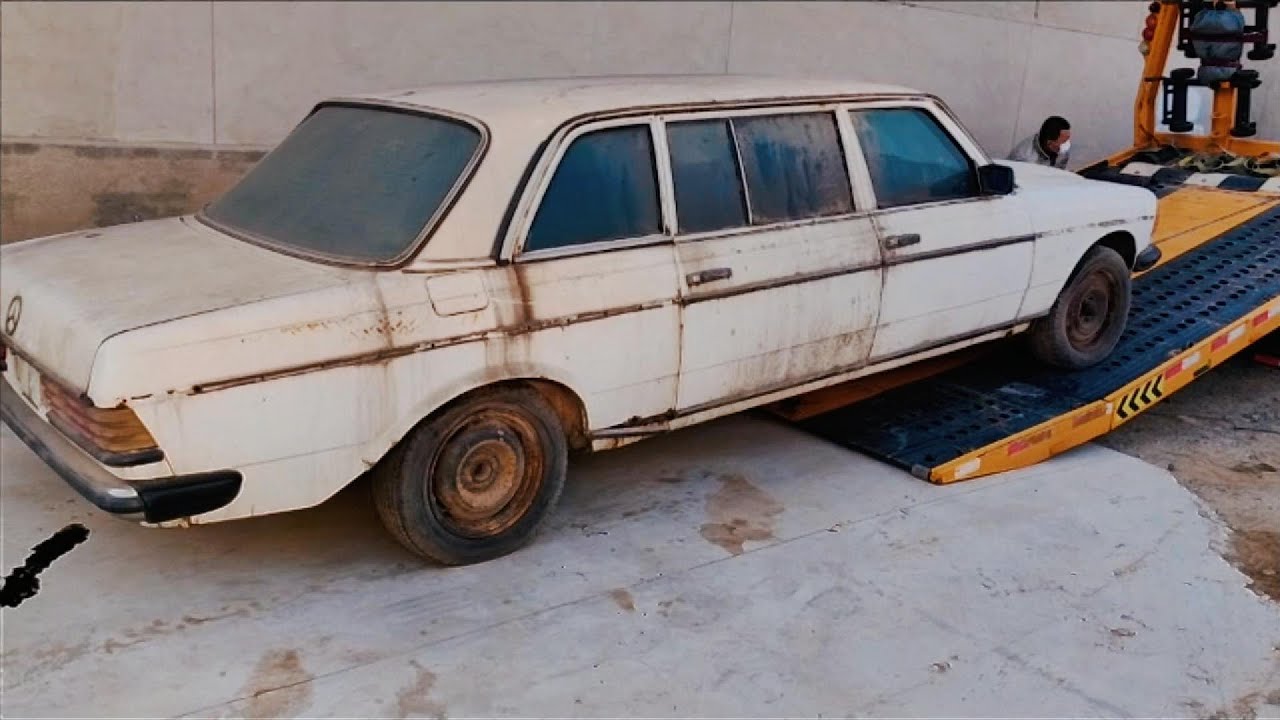 Restaurar un Mercedes Benz clásico de los años 80 es un proyecto