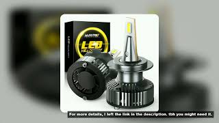 2Pcs AUXITO Y13 H7 LED 6500K White 16000LM 80W Canbus Turbo LED H4 H8 H11 9005 9006 9012 HIR2 H13 HB