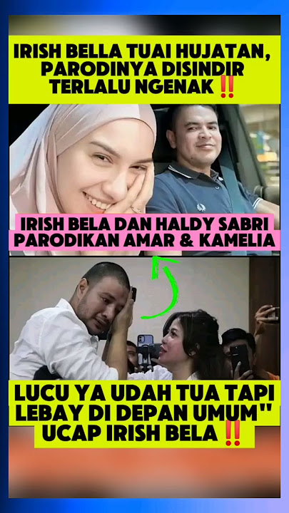Irish bela banjir hujatan⁉️usai senggol amar zoni & Dr Kamelia #amarzoni #irishbella #shorts
