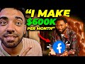 600k per month on facebook without makings