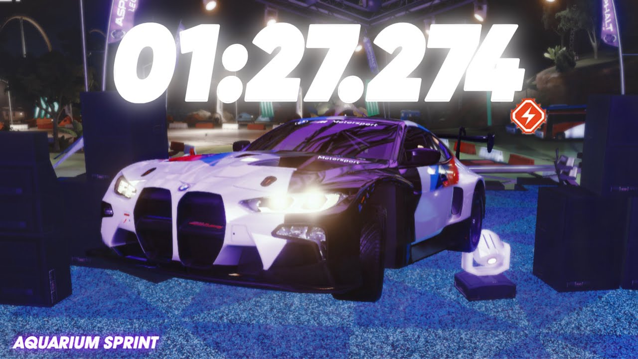 Car Hunt Riot || BMW M4 GT3 - Aquarium Sprint (Singapore) - 