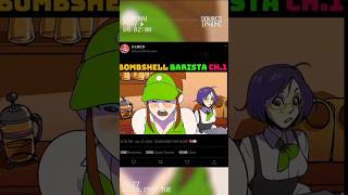 Bombshell Barista Chapter 1  4K 60FPS 🥰  #bombshell #cartoon #otaku #humor #sauce #shorts #milk