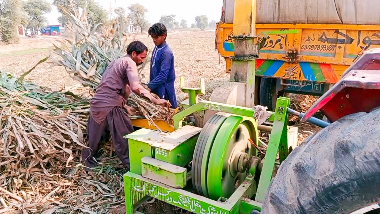 Homemade Silage making machine.Makki ka Salaige kis thara banta hay
