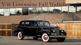 1939 Cadillac Series 90 V-16 Limousine Full Walkthrough!!