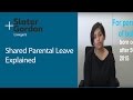 Shared parental leave explained