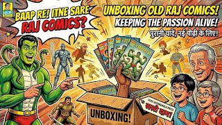 Unboxing Old Raj Comics in Mint condition #unboxing #comic #comicbook #rajcomics #hindi #marvel #dc 