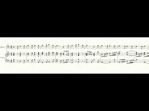 きらきら星変奏曲 Cello－version 芦塚陽二作曲