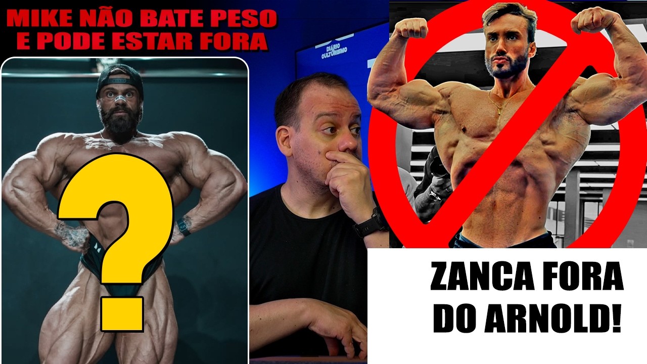 Zancanelli fora do Arnold Ohio 2026 + Mike Sommerfeld não bateu o peso