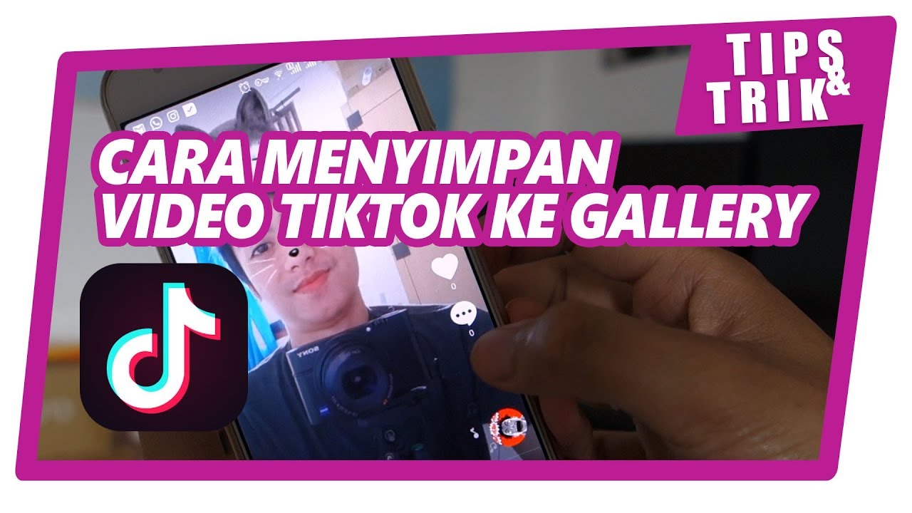 Gampang Cara Menyimpan Video Tik Tok Ke Gallery Tutorial Tik Tok Youtube