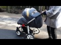 Наша новая коляска Верди Фокс. Гуляем с мамой у леса. Весна 2016