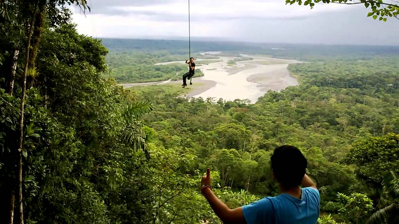 El Columpio Mortal en el Puyo Ecuador YouTube