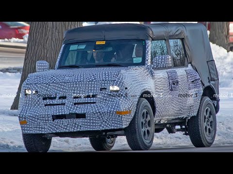 2021 Ford Bronco Spy Video- Caught On Public Roads