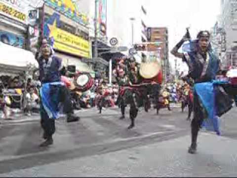 2007 沖縄旅行②　一万人のエイサー【 琉球古武道・太鼓隊 】