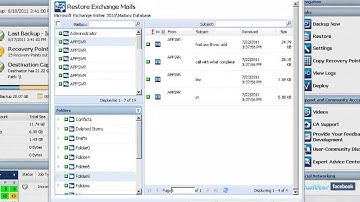 How to Restore Exchange Mail Objects with Arcserve D2D r16