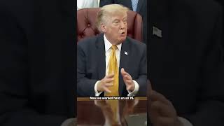 Trump is annoyed at the reflecting pool case