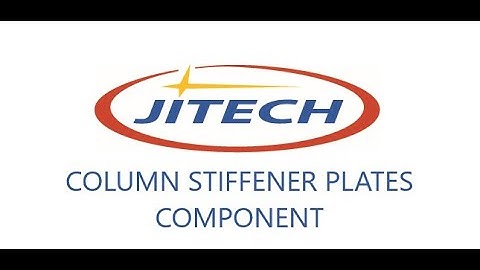 JITECH Column Stiffener Component