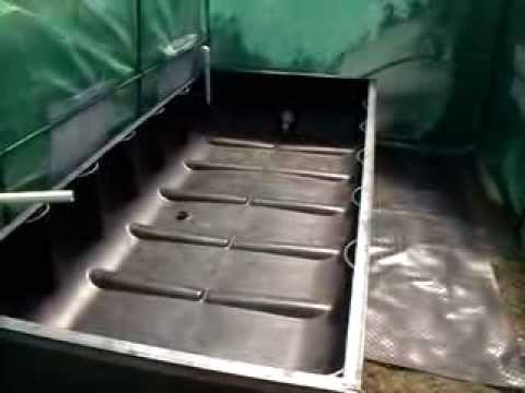 Custom made Aquaponic grow beds by AquaCrop - YouTube