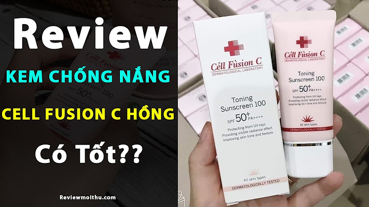 Cell fusion c màu hồng review