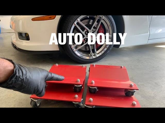 Auto Wheel Dolly - makes moving a car in tight spaces easy! 