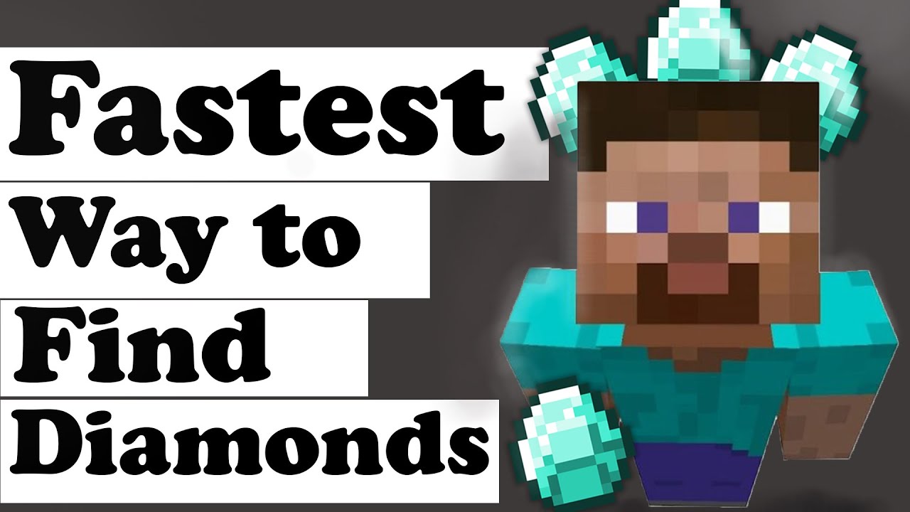 How to find diamonds in minecraft fast | Best way to find diamonds in ...