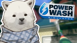 【PowerWashSimulator】シロクマのような美しい白さを【Vtuber/うめまろ】#1