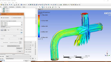 Ansys CFD Analysis In Bending Pipe Video