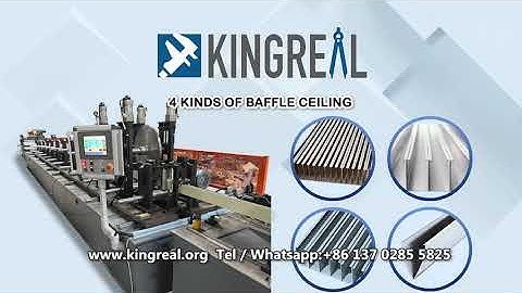 How Many Different Types Of U Baffle Ceiling Can Be Produced? Baffle Ceiling Roll Forming Machine