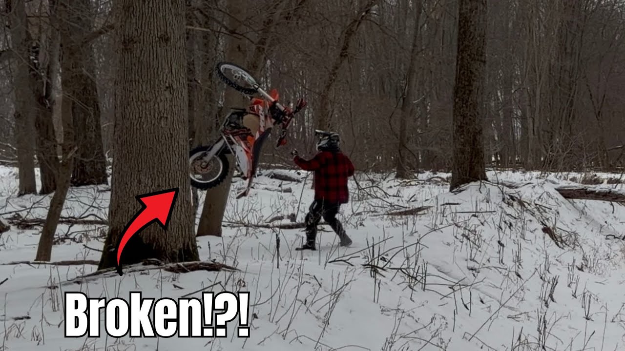 Looping My Bike?!? ⎸ Ripping In The Snow ⎸ New Years Ride