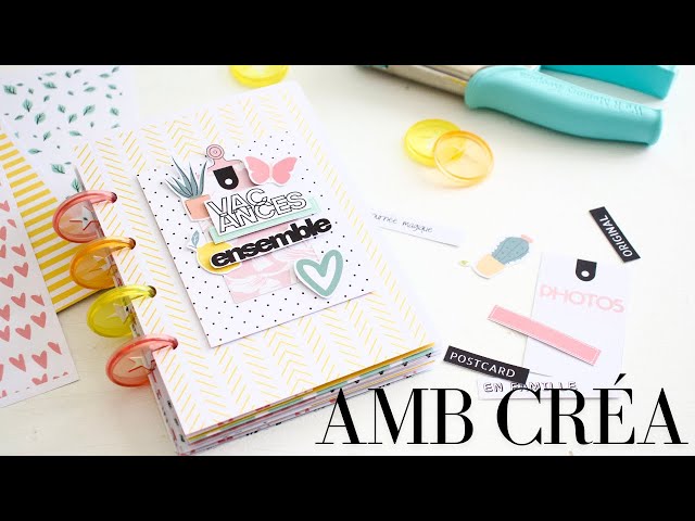 Scrapbooking​｜Mini album reliure à disques class=