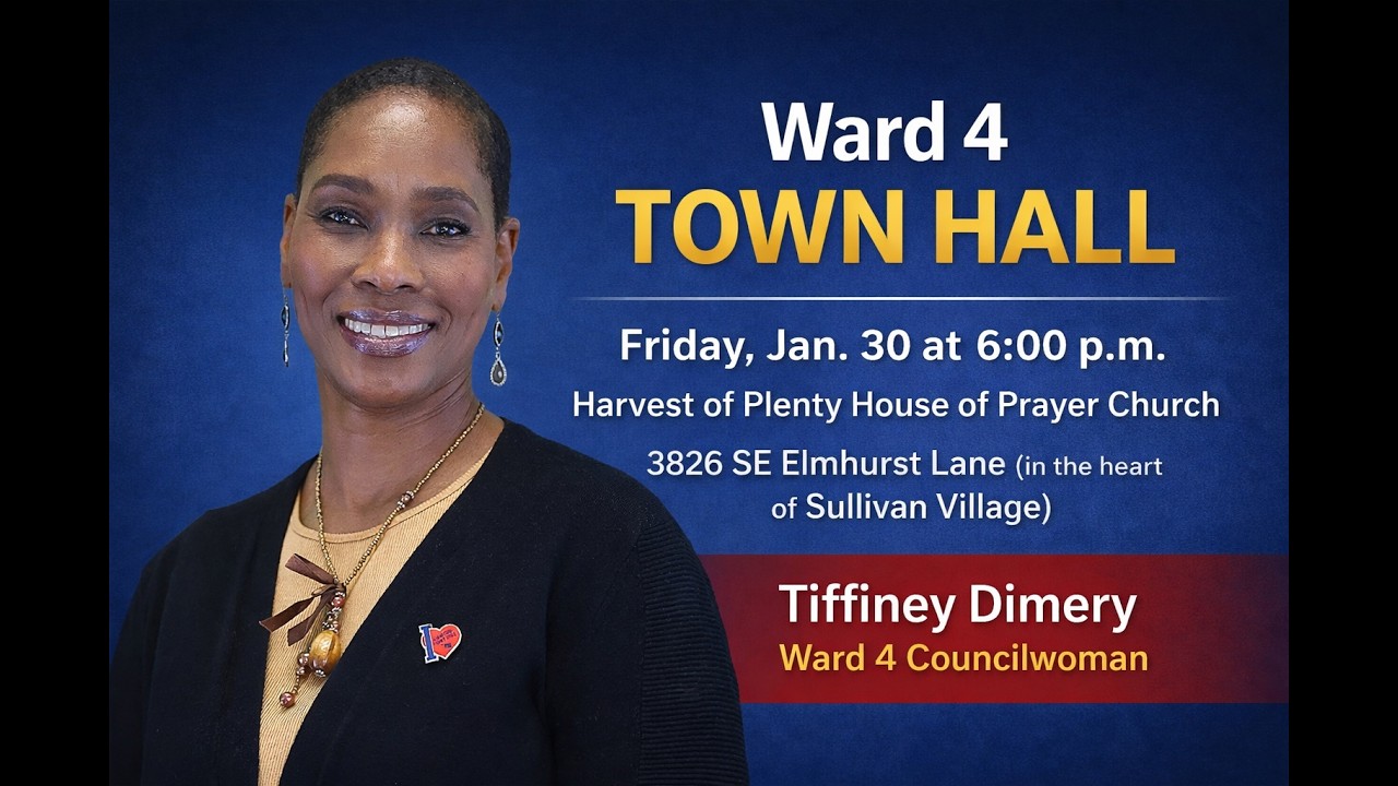 Ward 4 Town Hall | January 30, 2026
