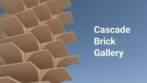 Tutorial ARCHICAD 22 Structural Architecture of the Cascade Brick Gallery